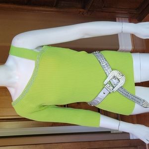 CARINA WOMENS Sweater Size M Green